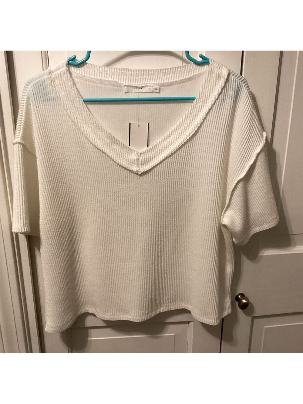 NWT oversized Lush Cream Crew Neck Sweater